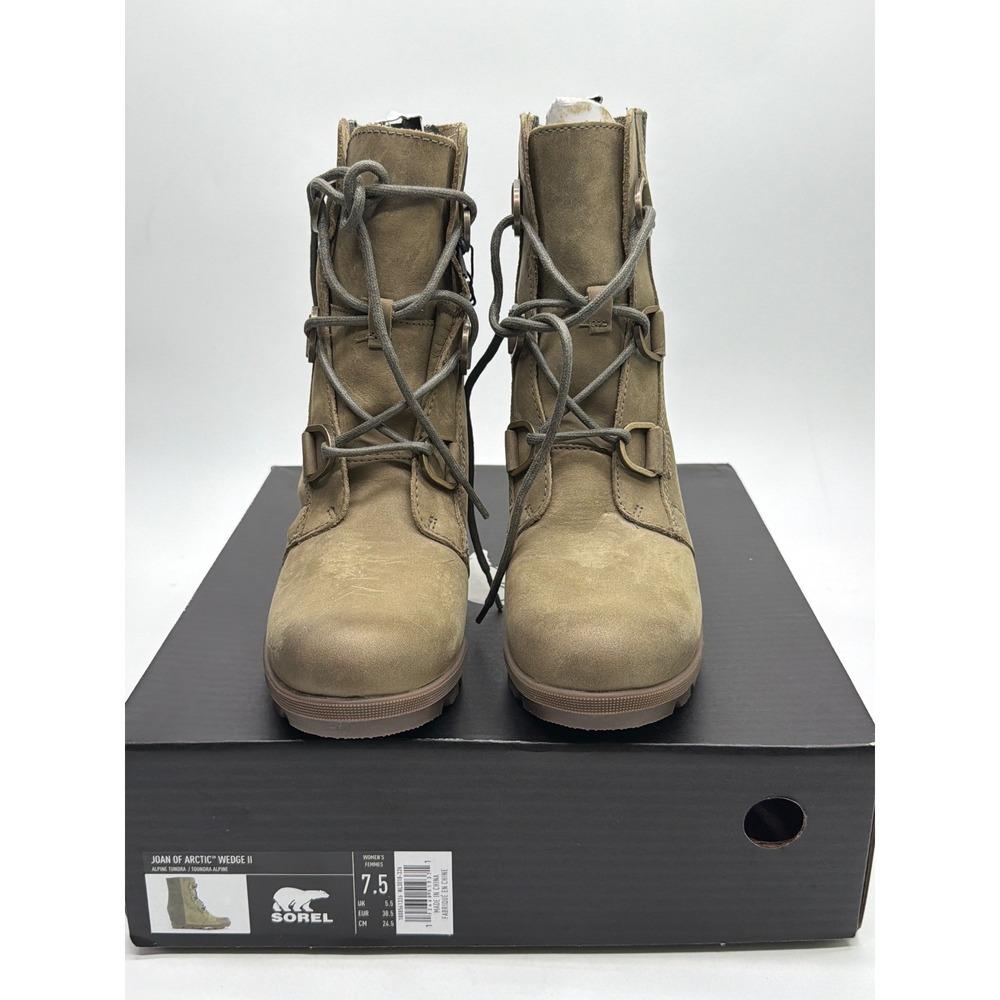 Sorel Joan of Arctic Wedge II Alpine Tundra Waterproof Boots Womens 7.5